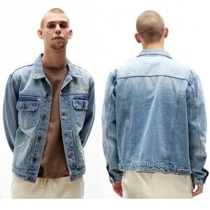 Playboy By PacSun Medium Wash Vintage Fit Jacket size Large